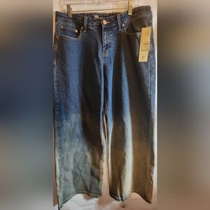 5 Pocket Baggy Wide Leg Jeans